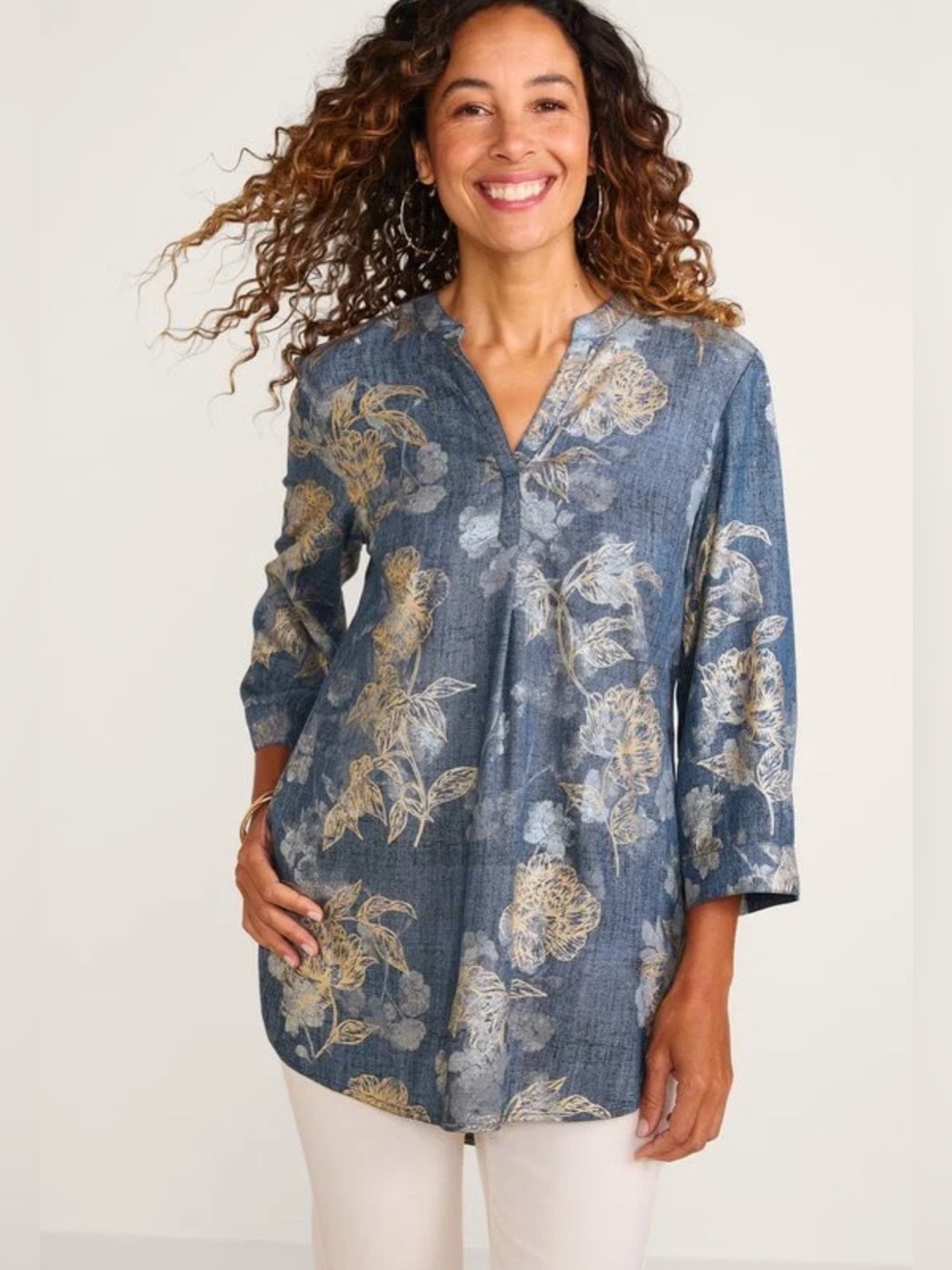 Soft Surrounding TENCEL Blouse